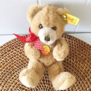 Vintage STEIFF ~TEDDY PETSY BEAR 1984-90 New with Tags Mini